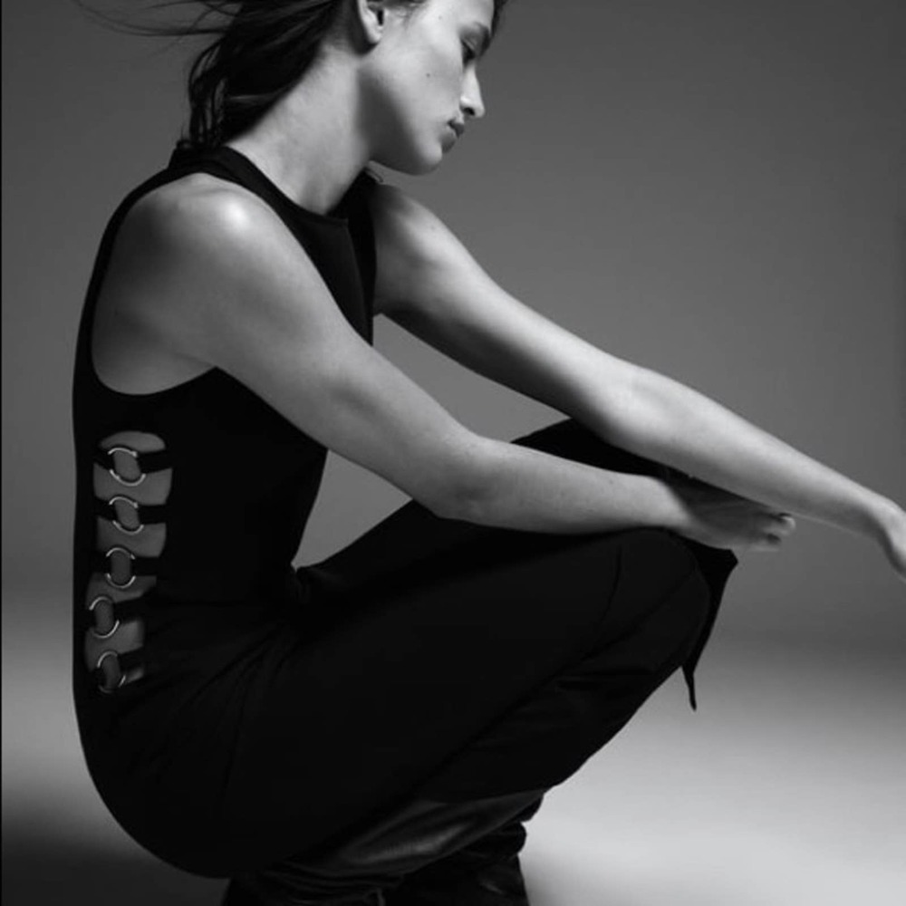 ZARA SIDE RING DRESS BLACK - Picture 3 of 10